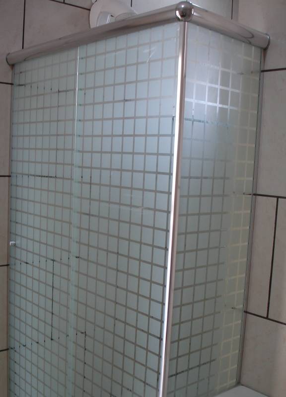 Box de Vidro para Banheiro Jateado Preço Casa Verde - Box de Vidro para Banheiro com Porta de Abrir