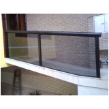 vidraçaria para guarda corpo de vidro fume Vila Esperança